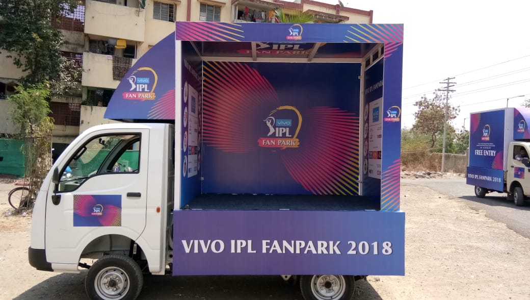 Van on road